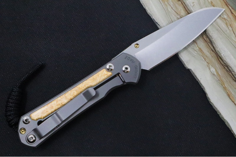 Chris Reeve Knives Small Sebenza 31 - Insingo / CPM-Magnacut Steel / Box Elder Inlay (A7) S31-1126