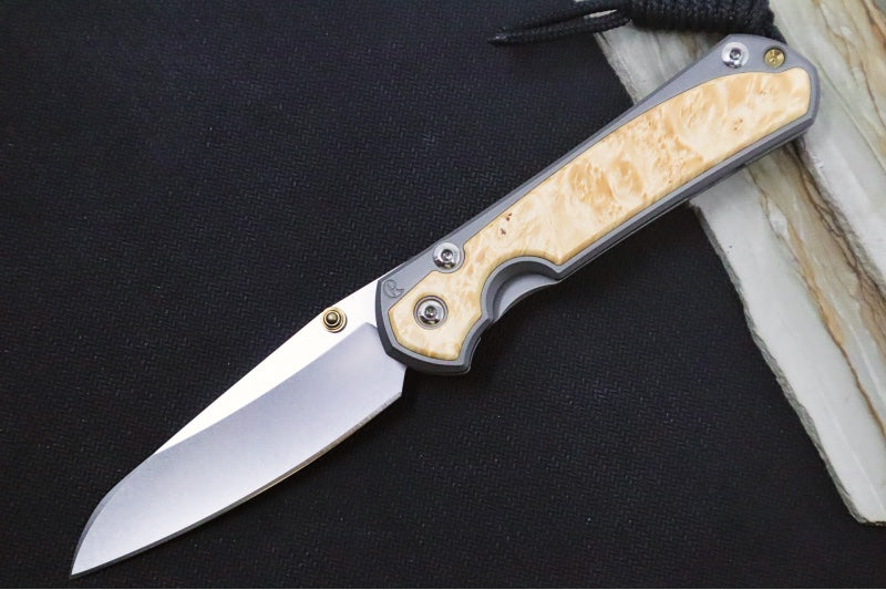 Chris Reeve Knives Small Sebenza 31 - Insingo / CPM-Magnacut Steel / Box Elder Inlay (A8) S31-1126