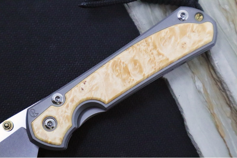 Chris Reeve Knives Small Sebenza 31 - Insingo / CPM-Magnacut Steel / Box Elder Inlay (A8) S31-1126