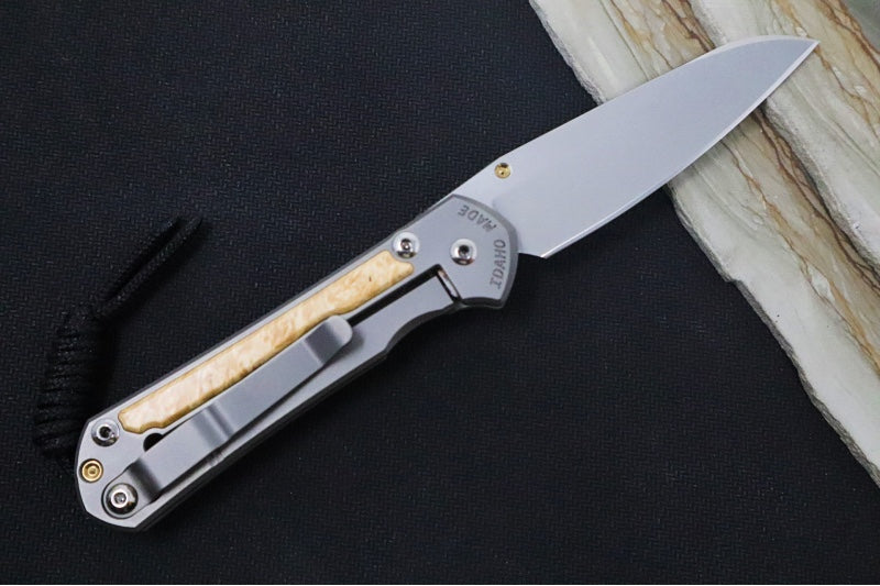 Chris Reeve Knives Small Sebenza 31 - Insingo / CPM-Magnacut Steel / Box Elder Inlay (A8) S31-1126