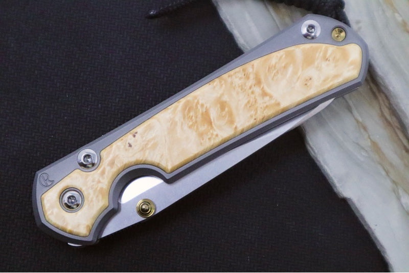 Chris Reeve Knives Small Sebenza 31 - Insingo / CPM-Magnacut Steel / Box Elder Inlay (A8)
