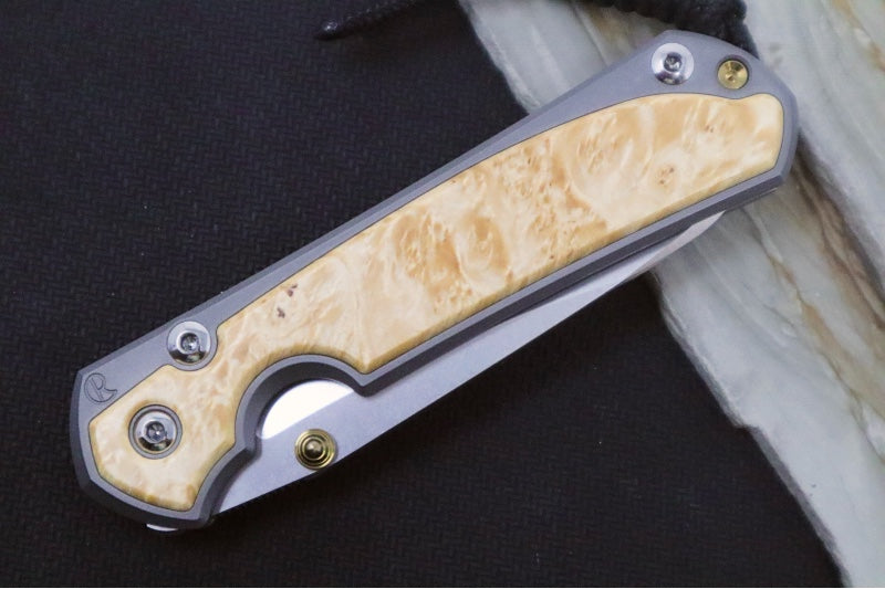 Chris Reeve Knives Small Sebenza 31 - Insingo / CPM-Magnacut Steel / Box Elder Inlay (A8) S31-1126
