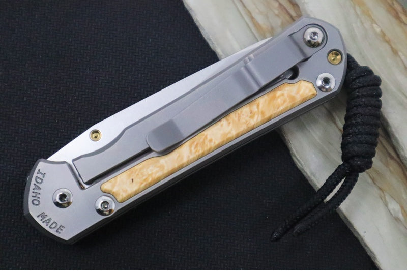 Chris Reeve Knives Small Sebenza 31 - Insingo / CPM-Magnacut Steel / Box Elder Inlay (A8) S31-1126
