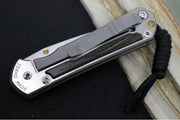 Chris Reeve Knives Small Sebenza 31 Polished - Drop Point Blade in CPM-Magnacut / Bog Oak Inlay (A1) S31-1620 - Northwest Knives