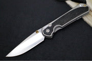 Chris Reeve Knives Small Sebenza 31 Polished - Drop Point Blade in CPM-Magnacut / Bog Oak Inlay (A2) S31-1620 - Northwest Knives