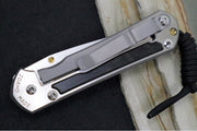 Chris Reeve Knives Small Sebenza 31 Polished - Drop Point Blade in CPM-Magnacut / Bog Oak Inlay (A3) S31-1620 - Northwest Knives