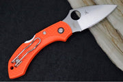 Spyderco Dragonfly 2 - Orange FRN / Satin VG10 Blade C28POR2 - Northwest Knives