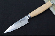 Shun Premier Blonde - 3pc Starter Set - 69 Layered Damascus -Hammered Tsuchime Finish - Blonde Colored Pakkawood Handle - Made in Seki City, Japan - Northwest Knives