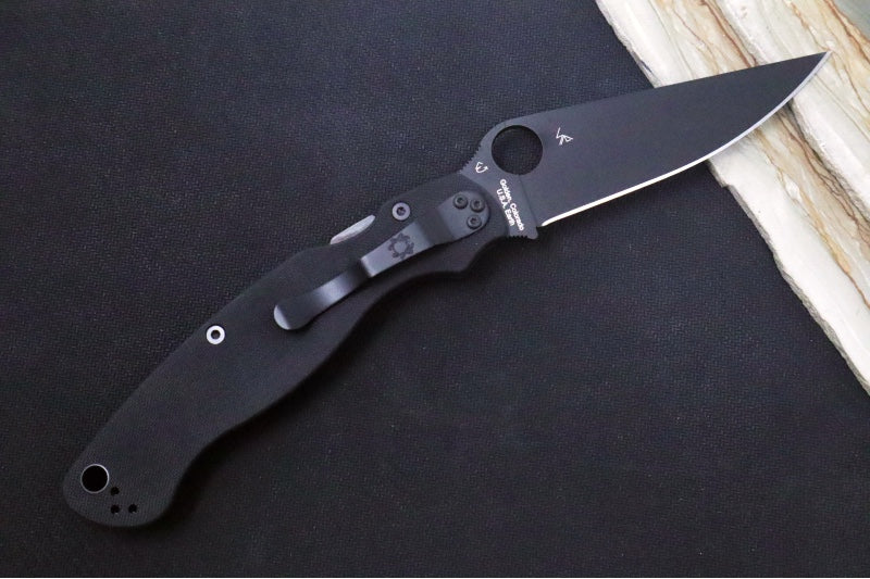 Spyderco Military 2 - CPM-S30V Steel / Black Blade / Black G-10 Handle C36GPBK2