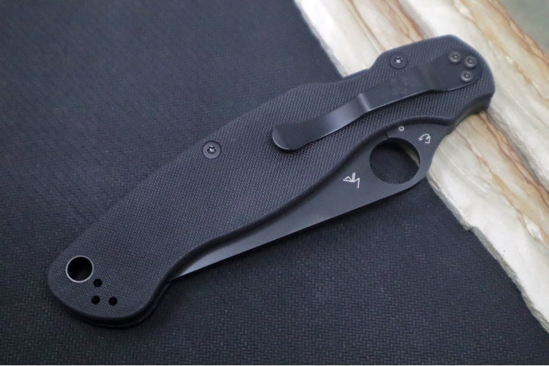 Spyderco Military 2 - CPM-S30V Steel / Black Blade / Black G-10 Handle C36GPBK2