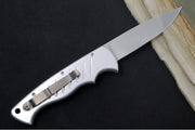 Piranha Knives "Pocket" - 154CM Blade / Silver Aluminum Handle - Northwest Knives