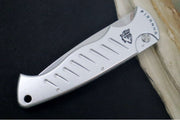 Piranha Knives "Pocket" - 154CM Blade / Silver Aluminum Handle - Northwest Knives