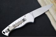 Piranha Knives "Fingerling" - 154CM Blade / Silver Aluminum Handle - Northwest Knives