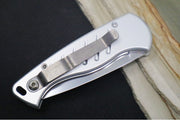 Piranha Knives "Fingerling" - 154CM Blade / Silver Aluminum Handle - Northwest Knives