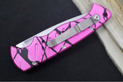 Piranha Knives "Pocket" - 154CM Blade / Pink Aluminum Handle - Northwest Knives