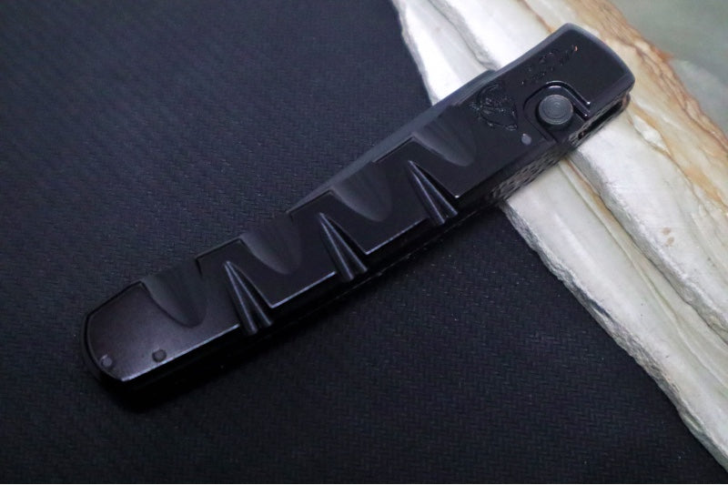 Piranha Knives "Virus" - Black CPM-S30V Blade / Black Aluminum Handle - Northwest Knives