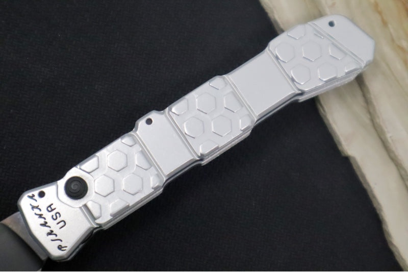 Piranha Knives "21" Tactical - Black CPM-S30V Blade / Silver Aluminum Handle