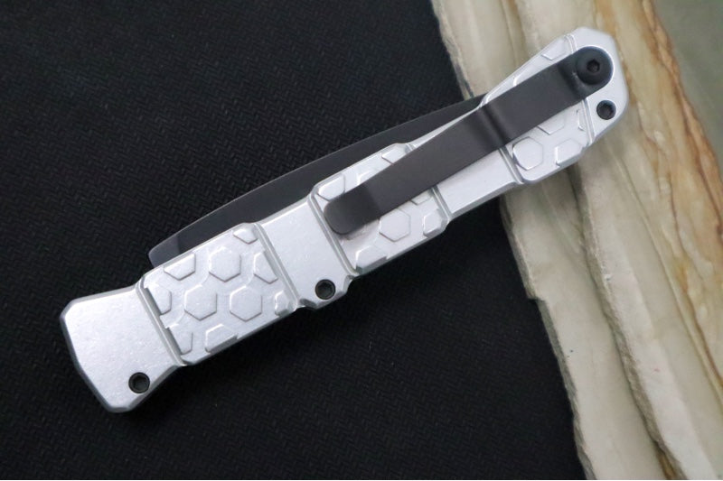 Piranha Knives "21" Tactical - Black CPM-S30V Blade / Silver Aluminum Handle