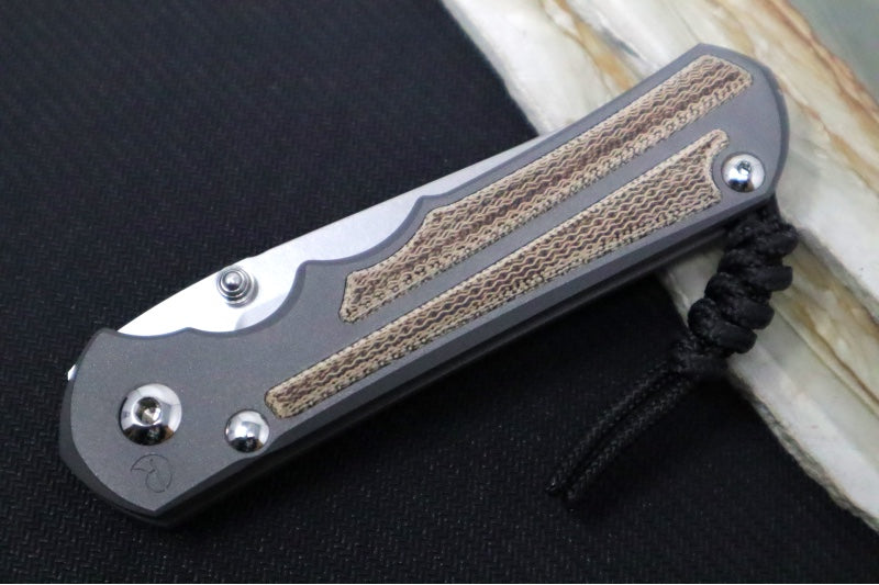 Chris Reeve Knives Large Inkosi LEFT HAND - Insingo Blade / Canvas Micarta Inlay / CPM-Magnacut Steel LIN-1031