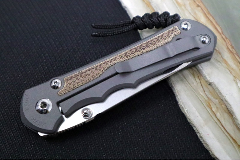 Chris Reeve Knives Large Inkosi LEFT HAND - Insingo Blade / Canvas Micarta Inlay / CPM-Magnacut Steel LIN-1031