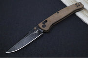 Hogue Knives Earth Series Mysto - Blackwash Finish / Clip Point Blade / CPM-Magnacut Steel / Topographic Browns Point Richlite Handles / AXIS Lock 24453 - Northwest Knives