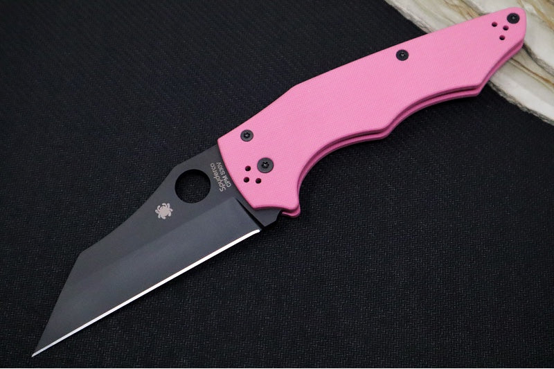 Spyderco Yojumbo 2 SPRINT RUN - Pink G-10 Handle / Black Blade / CPM-S30V C253GPNBKP