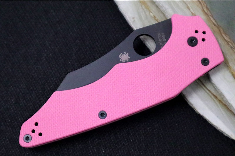 Spyderco Yojumbo 2 SPRINT RUN - Pink G-10 Handle / Black Blade / CPM-S30V C253GPNBKP