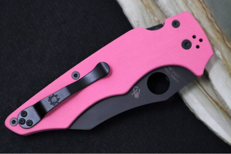 Spyderco Yojumbo 2 SPRINT RUN - Pink G-10 Handle / Black Blade / CPM-S30V C253GPNBKP