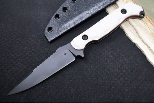 Toor Knives Darter - Black KG Gunkote Finished Blade / CPM-S35VN Steel / Disruptive Grey G-10 Handle / Kydex Sheath 850049642255