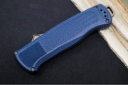 Benchmade 5370FE-01 Shootout OTF - Flat Earth Coated Blade / Tanto Style / Crater Blue CF-Elite Handle - Northwest Knives