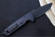 Pro Tech Rockeye OPERATOR Auto - Black Aluminum Handle / Tritium Push Button / Black CPM-S35VN Blade LG307-OPERATOR - Northwest Knives