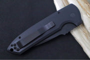 Pro Tech Rockeye OPERATOR Auto - Black Aluminum Handle / Tritium Push Button / Black CPM-S35VN Blade LG307-OPERATOR - Northwest Knives