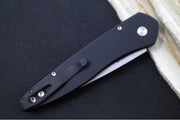 Pro Tech Newport Auto - Black Handle - S35VN Stonewash Blade - Northwest Knives