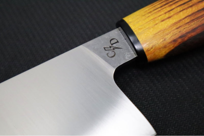 Corey Dunlap Custom Knives - 7.25" Bunka Knife - Western Styled Ironwood Handle ZC00062582