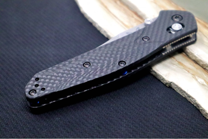 Benchmade 940-1 Osborne - Satin Blade / Black Carbon Fiber Handle