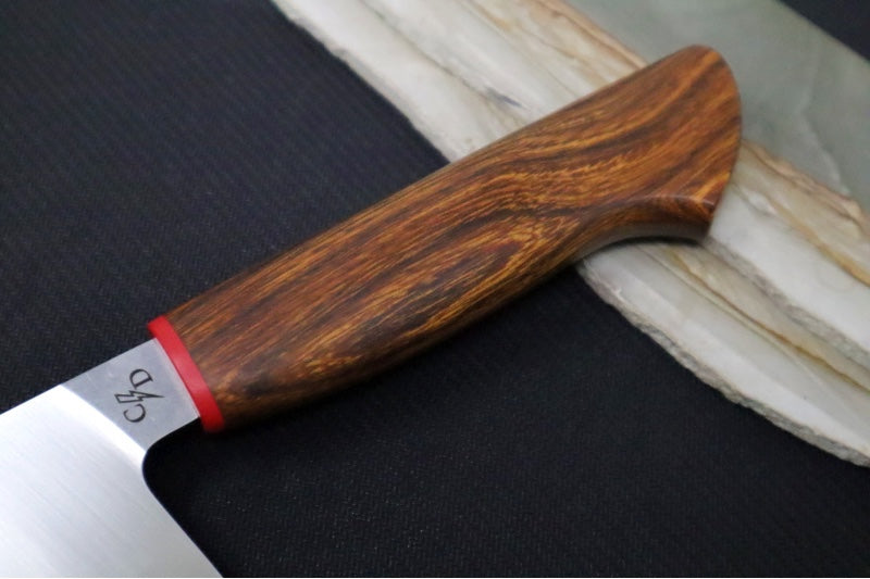 Corey Dunlap Custom Knives - 8.5" Chef's Knife - Western Chef Styled Ironwood Handle ZC00062573