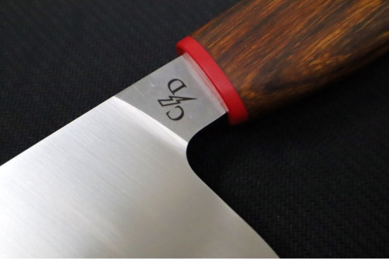 Corey Dunlap Custom Knives - 8.5" Chef's Knife - Western Chef Styled Ironwood Handle ZC00062573