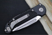 Microtech L.U.D.T Gen III - Stonewash Finish / Drop Point Blade / Black Aluminum Handle - 1135-10 - Northwest Knives
