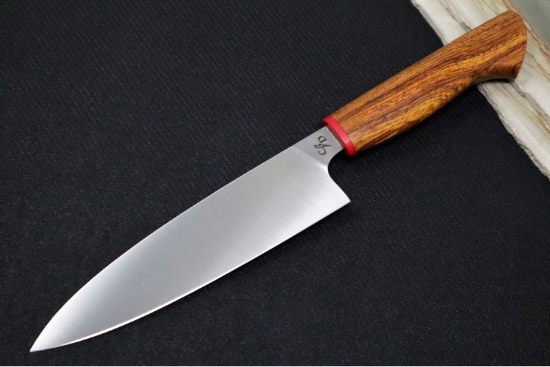 Corey Dunlap Custom Knives - 6" Petty Knife - Western Styled Ironwood Handle ZC00062587