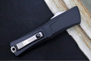 Microtech Combat Troodon OTF Gen III - Stonewash Finish / Dagger Blade with Full Serrate / Black Handle - 1142-12 - Northwest Knives