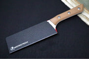 Microtech Santoku Knife - M390MK Steel / Stonewashed Finish / Coyote Tan G-10 Handle 3200-10CE - Northwest Knives