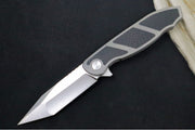 Jim Skelton Knives Scaphoid - Carbon Fiber & Titanium Handle / Satin Flats / Tanto Blade / CPM-S90V Steel - Northwest Knives