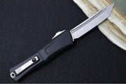 Microtech Combat Troodon OTF Gen III - Stonewashed Finish / Tanto Blade / Black Anodized Aluminum Handle - 1144-10 - Northwest Knives