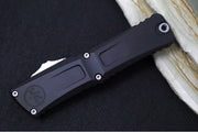 Microtech Combat Troodon OTF Gen III - Stonewashed Finish / Bowie Blade / Black Anodized Aluminum Handle - 1146-10 - Northwest Knives