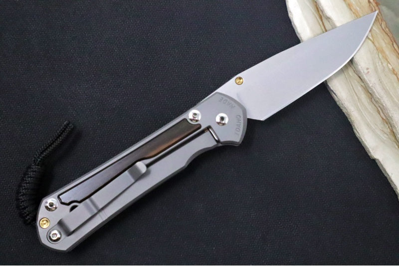 Chris Reeve Large Sebenza 31 - Drop Point Blade /  Macassar Ebony Inlay / CPM-Magnacut (A3) L31-1116