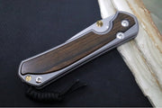 Chris Reeve Large Sebenza 31 - Drop Point Blade /  Macassar Ebony Inlay / CPM-Magnacut (A2) L31-1116 - Northwest Knives