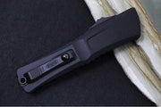 Microtech Combat Troodon OTF Gen III Tactical - Black Finish / Tanto Blade / Black Anodized Aluminum Handle & Black Hardware - 1144-1T - Northwest Knives