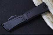 Microtech Combat Troodon OTF Gen III Tactical - Black Finish / Fully Serrated Dagger Blade / Black Anodized Aluminum Handle - 1142-3T - Northwest Knives
