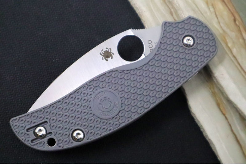 Spyderco Sage 5 - Gray FRN Handle / Satin Blade / Maxamet Steel - C123PGY