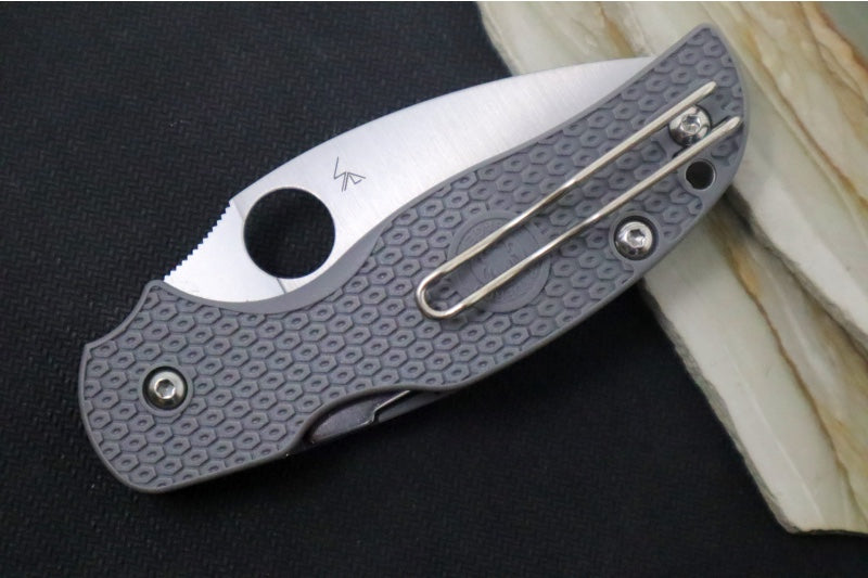 Spyderco Sage 5 - Gray FRN Handle / Satin Blade / Maxamet Steel - C123PGY - Northwest Knives